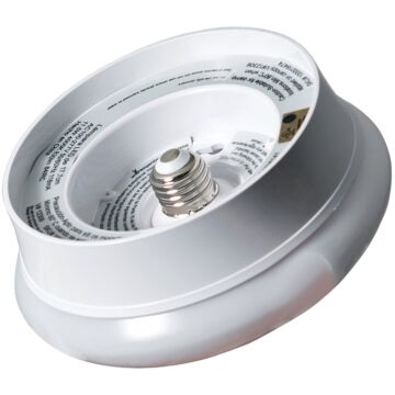 ETI 54606242 Spin Light Fixture, 120 VAC, 11.5 W, LED Lamp, 830 Lumens, 4000 K Color Temp