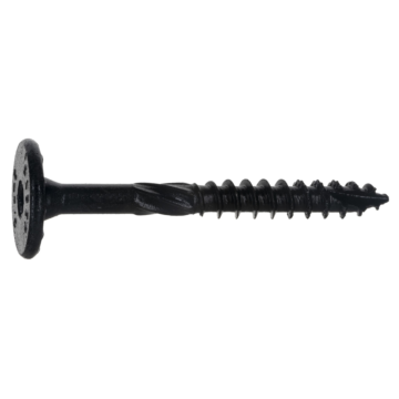 Midwest Fastener 3/8" x 2-7/8" Flat Head, Structural Screw, XL1500 Coating, Black (Bulk Box 50 pc)