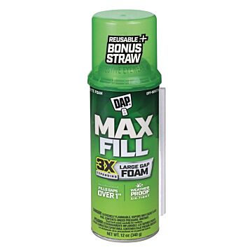DAP Max Fill Triple Expanding Foam Sealant 12 oz