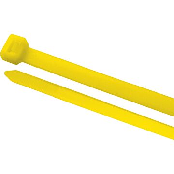 Cable Tie Express 40 lb Nylon 66 Yellow Intermediate Cable Tie