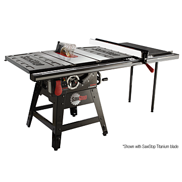 ASSEMBLY: 1.75HP Contractor Saw with 36” Professional T-Glide fence system, rails & extension table
