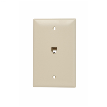 Vanco International LLC J-Box Plastic Ivory Wall Plate