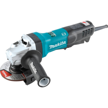 Makita 5" SJS™II High-Power Angle Grinder, Paddle Switch, w/Brake