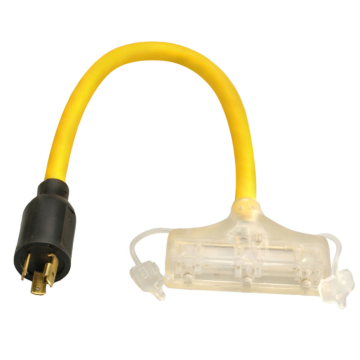 Channellock ADAPTER, 12/3 2' STW TWIST LOCK YELLOW
