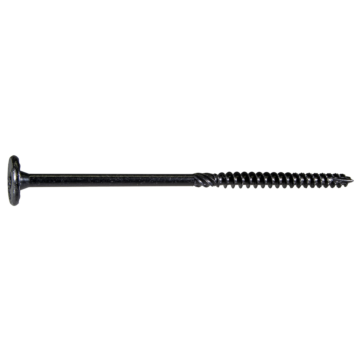 Midwest Fastener 5/16" x 6" Flat Head, Structural Screw, XL1500 Coating, Black (Bulk Box 25 pc)