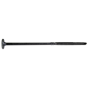 Midwest Fastener 5/16" x 8" Flat Head, Structural Screw, XL1500 Coating, Black (Bulk Box 25 pc)