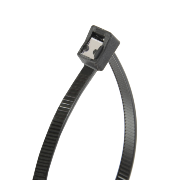 Cable Tie Self Cutting 8in 50lb Black