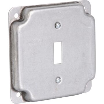 Raco 1-Toggle Switch 4 In. x 4 In. Square Device Cover
