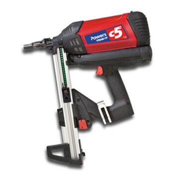 Powers Fasteners Precision Molded Aluminum and Plastic 1-1/2 in 22 Short Track Gas Fastening Tool