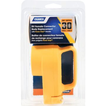 Camco Manufacturing Power Grip 30A Female Replacement RV Receptacle