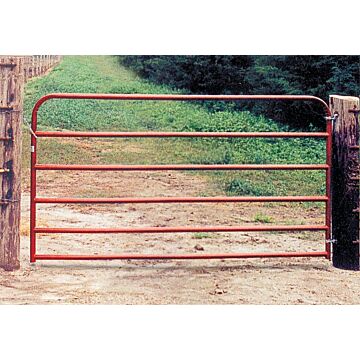 Behlen Country 40130101 Utility Gate, 120 in W Gate, 50 in H Gate, 20 ga Frame Tube/Channel, Red