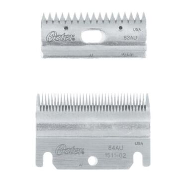 Oster Carbon Steel 83AU Top Blade and 84AU Bottom Blade Blade Combo Set