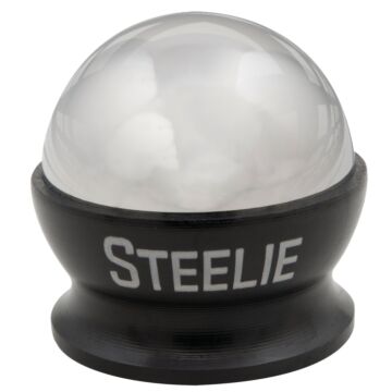 Nite Ize Steelie STDM-11-R7 Dash Ball, Aluminum/Stainless Steel, Black/Silver