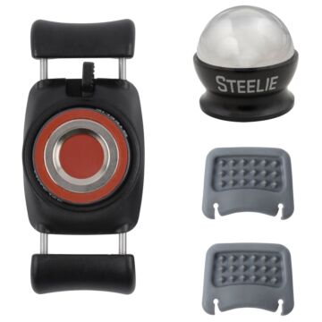 Nite Ize Steelie STFD-01-R8 Car-Mount Kit, Stainless Steel, Black/Silver