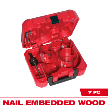 Milwaukee 7PC BIG HAWG™ with Carbide Teeth Kit