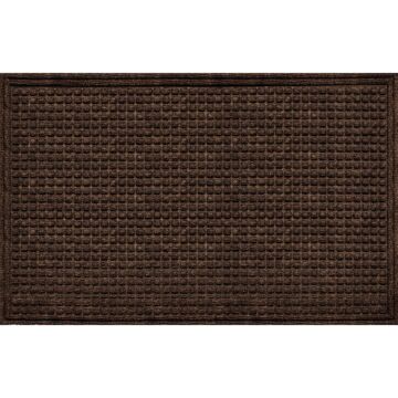 Apache Textures Walnut 36 In. x 60 In. Carpet/Recycled Rubber Door Mat