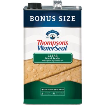 Thompsons WaterSeal Waterproofing VOC Compliant Wood Protector, Clear, 1.2 Gal.