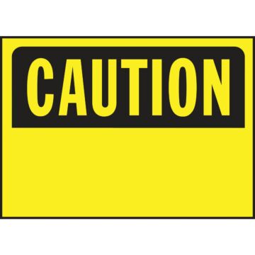 HY-KO Hy-Ko Polyethylene Sign, Caution-Blank