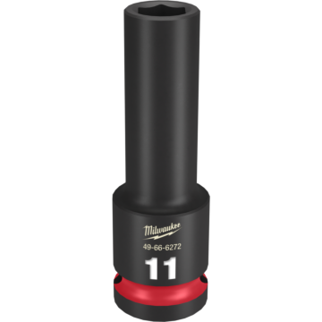 Milwaukee SHOCKWAVE™ Impact Duty 1/2" Drive 11MM Deep 6 Point Socket