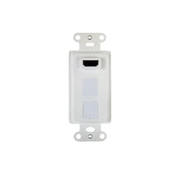 Pass & Seymour Pre-Configured HDMI 2-Port Strap, White