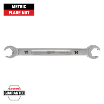 Milwaukee 13mm X 14mm Double End Flare Nut Wrench