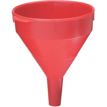LubriMatic Plastic All-Purpose Funnel (Red) 1 pt