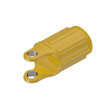 Weasler AB2,AW20 series ratchet clutch yoke with 1 3/8-6 spline bore and spring-lok connection