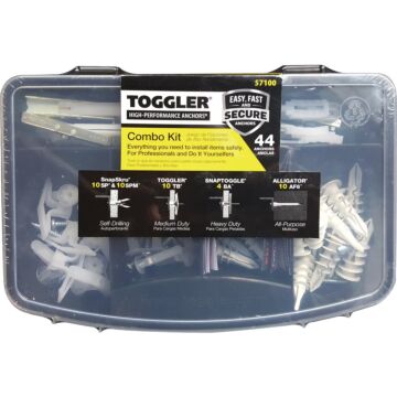 TOGGLER Assorted Anchor Combo Kit (44pc)