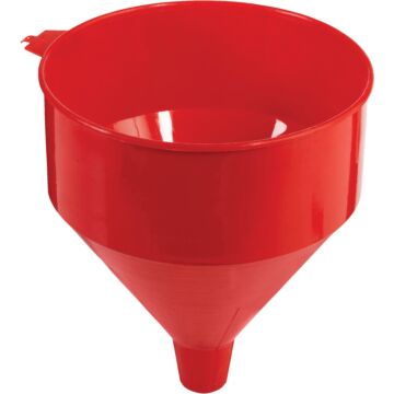 LubriMatic Plastic All-Purpose Funnel (Red) 6 qt