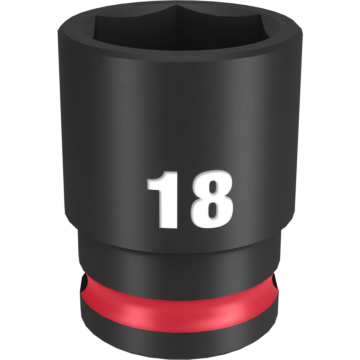 Milwaukee SHOCKWAVE™ Impact Duty 3/8" Drive 18MM Standard 6 Point Socket