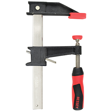 Bessey Tools Clutch Style Bar Clamp, 6 Inch Capacity 3-1/2 Inch Throat with 2K Handle