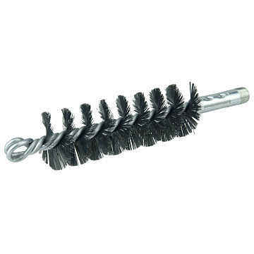 Weiler 1-1/2" Single Spiral Flue Brush, .012 Steel Fill