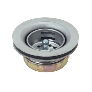 Do it Best Do it 2 In. to 2-1/2 In. Jr. Duo Chrome Basket Strainer Assembly