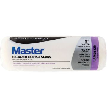 Bestt Liebco Master 9 in. x 3/4 in. Nap Lambskin Roller Cover