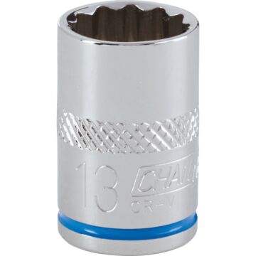Channellock 3/8 In. Drive 13 mm 12-Point Shallow Metric Socket
