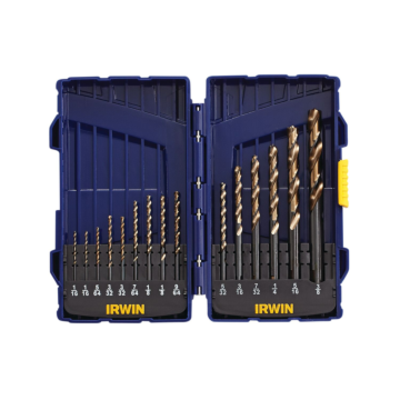 Irwin IRWIN Turbomax Turbo Point Drill Bit Set, 15-Piece