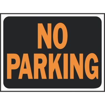 HY-KO Hy-Ko 9x12 Plastic Sign, No Parking