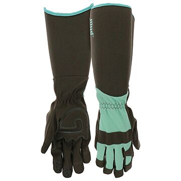 mud MD53001MT-W-ML Extended Sleeve Work Gloves, Women's, M/L, Synthetic Leather, Mint