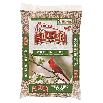 Shafer Seed® 51004 20 lb Bag Wild Bird Food