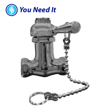 Jones Stephens Self-Closing Shower Valve with 7" Pull Chain