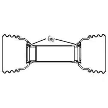 Bondioli & Pavesi 47.63 in Bondioli & Pavesi 100 Series Driveline Shield Kit with Bearing