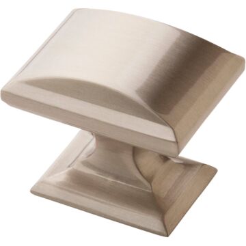 Amerock Candler Rectangle Satin Nickel Cabinet Knob (5-Pack)