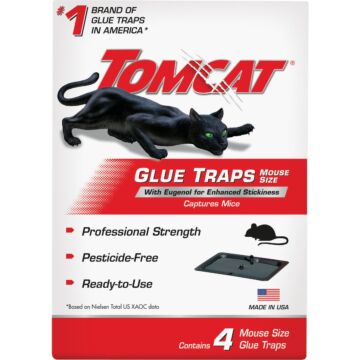 Tomcat Glue Mouse Trap (4-Pack)