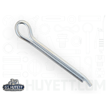 Cotter Pin Hammerlock 3/16" x 1-3/4" Carbon Steel Zinc Clear ASME B18.8.1