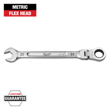 Milwaukee 22mm Flex Head Ratcheting Combination Wrench