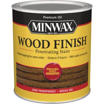 Minwax Wood Finish Penetrating Stain, Mocha, 1 Qt.