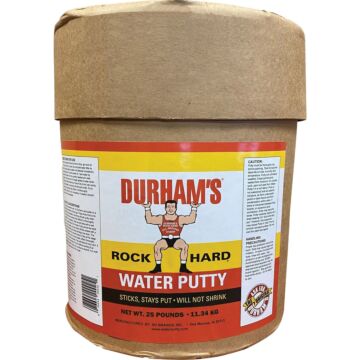 Durham's Rock Hard 25 Lb. Drum Powder Water Putty