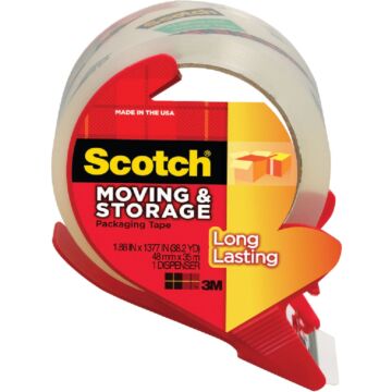 3M Scotch 1.88 In. x 38.2 Yd. Clear Box Sealing Tape