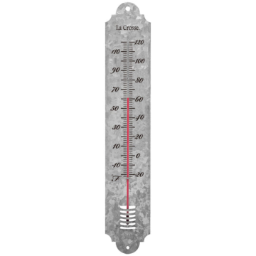 19.50" Galvanized Metal Thermometer