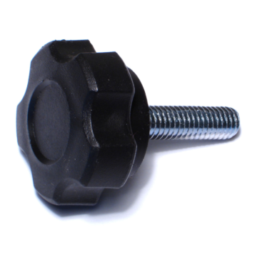 Male Fluted Knob, 3/8-16 x 1-3/4
